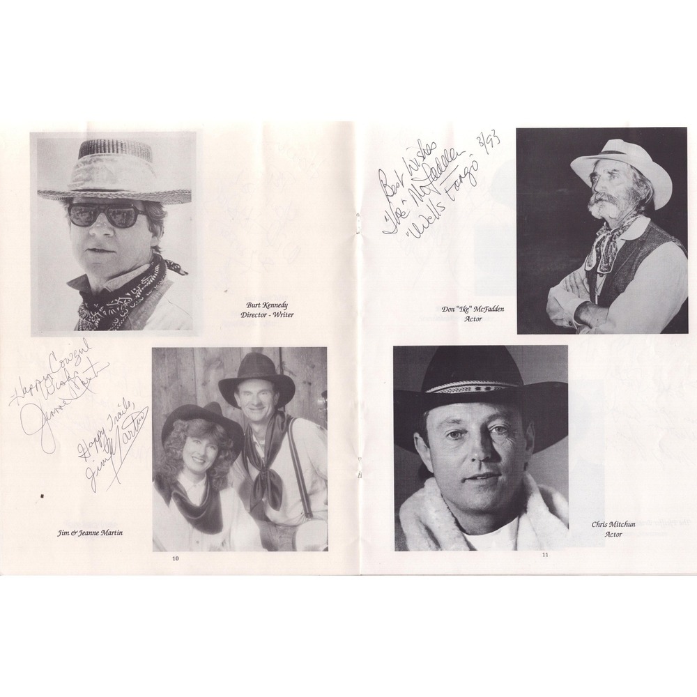 1993 Festival of the West Program SIGNED x20 Lee Aaker Will Hutchins Rin Tin Tin - Picture 7 of 13